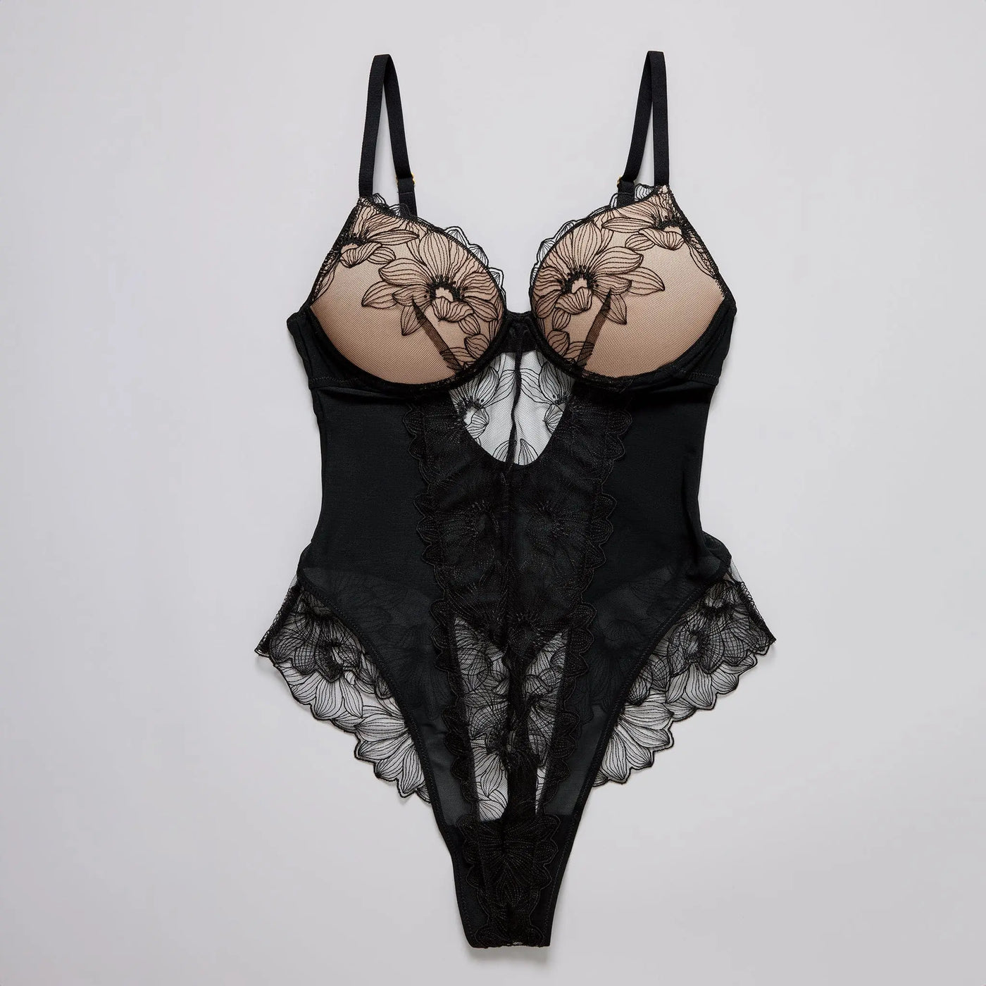 Embroidery Lift Up Teddy Black - Image 7