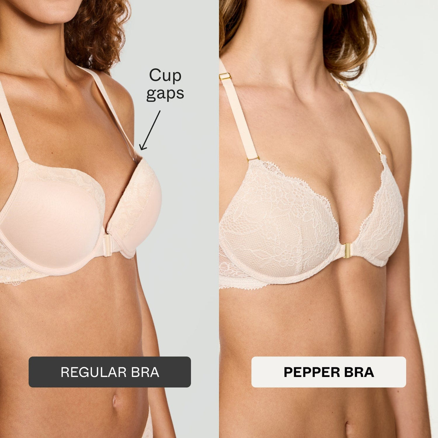 Lace Racerback Lift Up Bra Ecru - Image 7