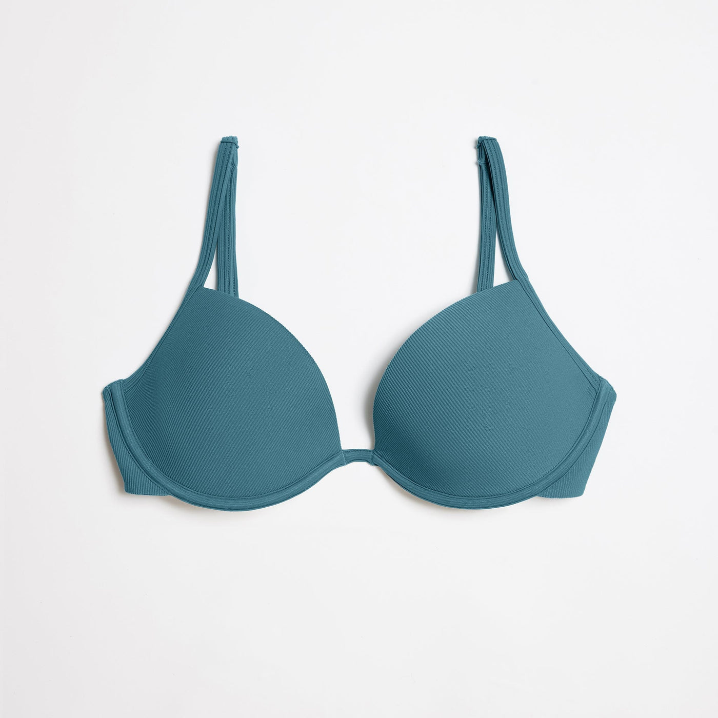 Scoop Underwire Bikini Top Ribbed Isle - Image 9