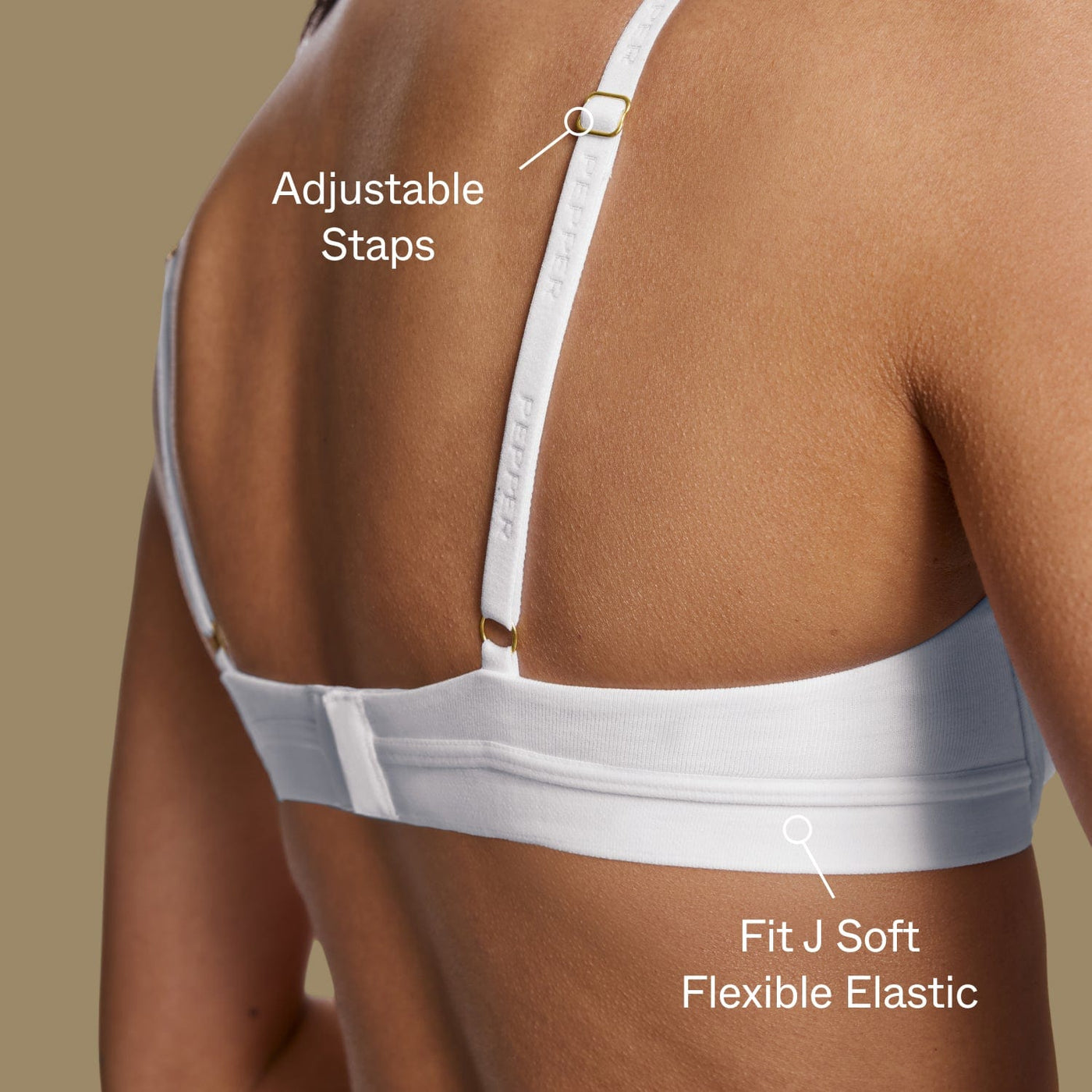 Supima® Cotton Lift Up Bra Black - Image 4