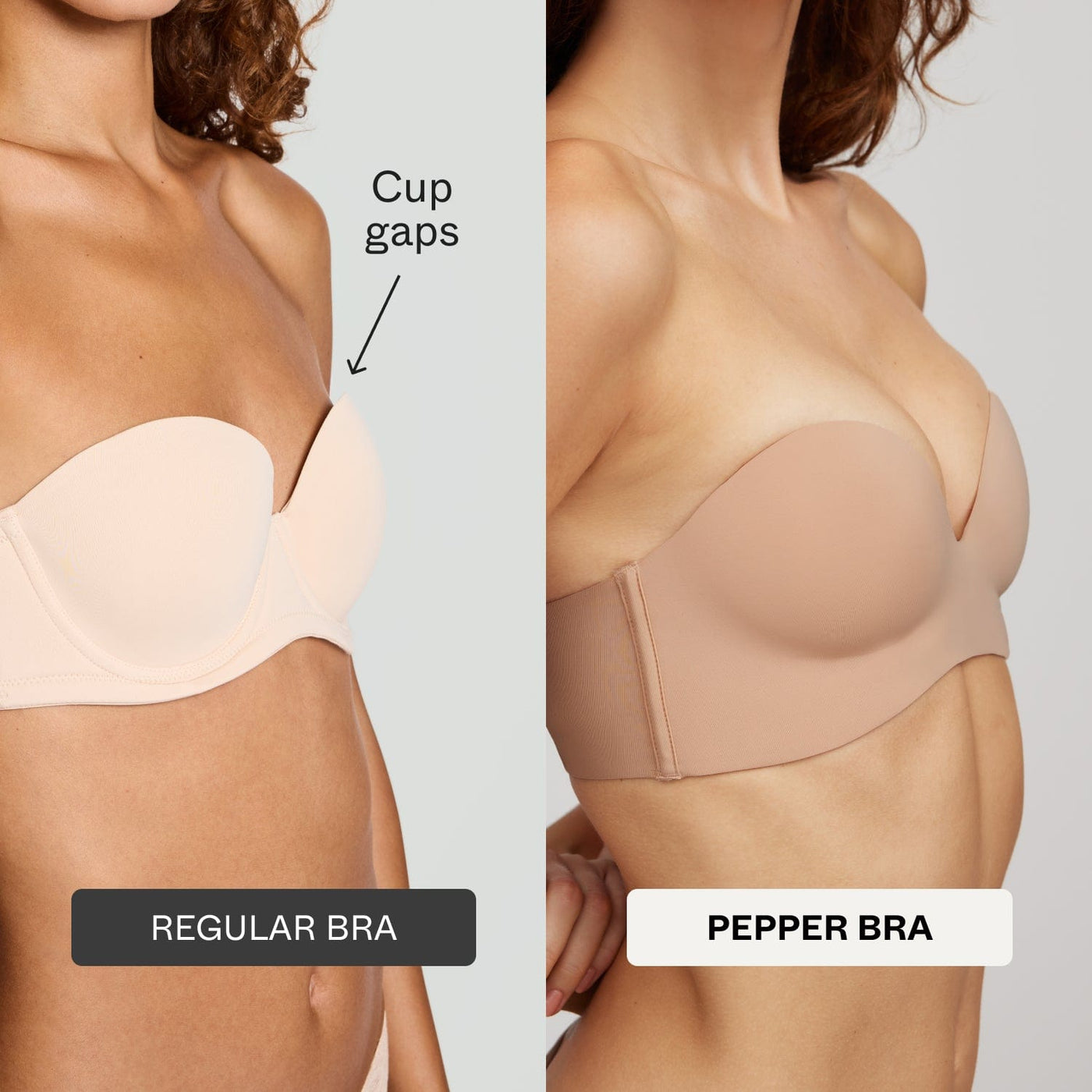 Boost Lift Up Strapless Bra Ecru - Image 4