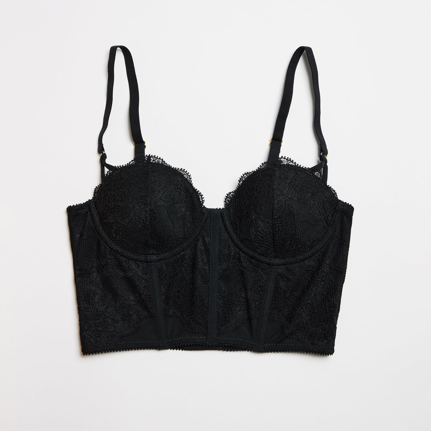 Lace Corset Top Black - Image 10