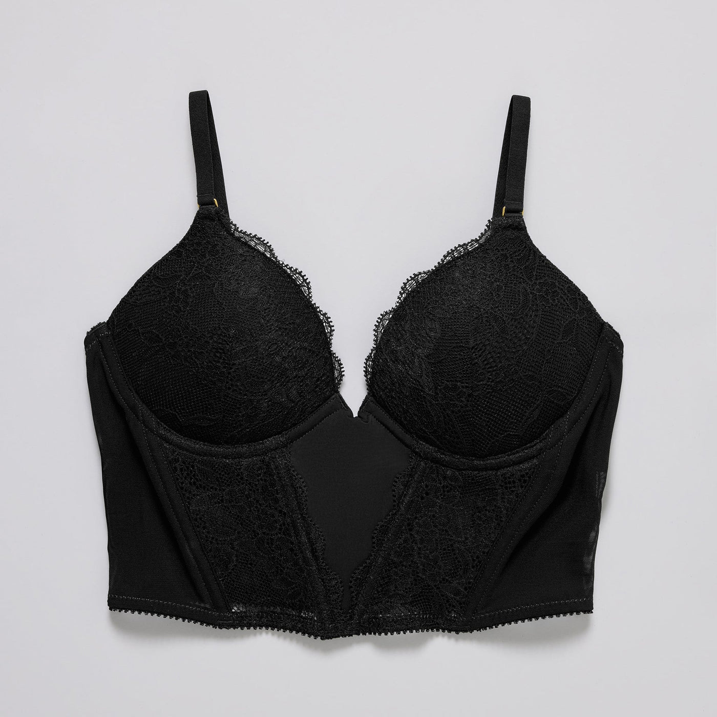 Lace Lift Up Corset Top Black - Image 7