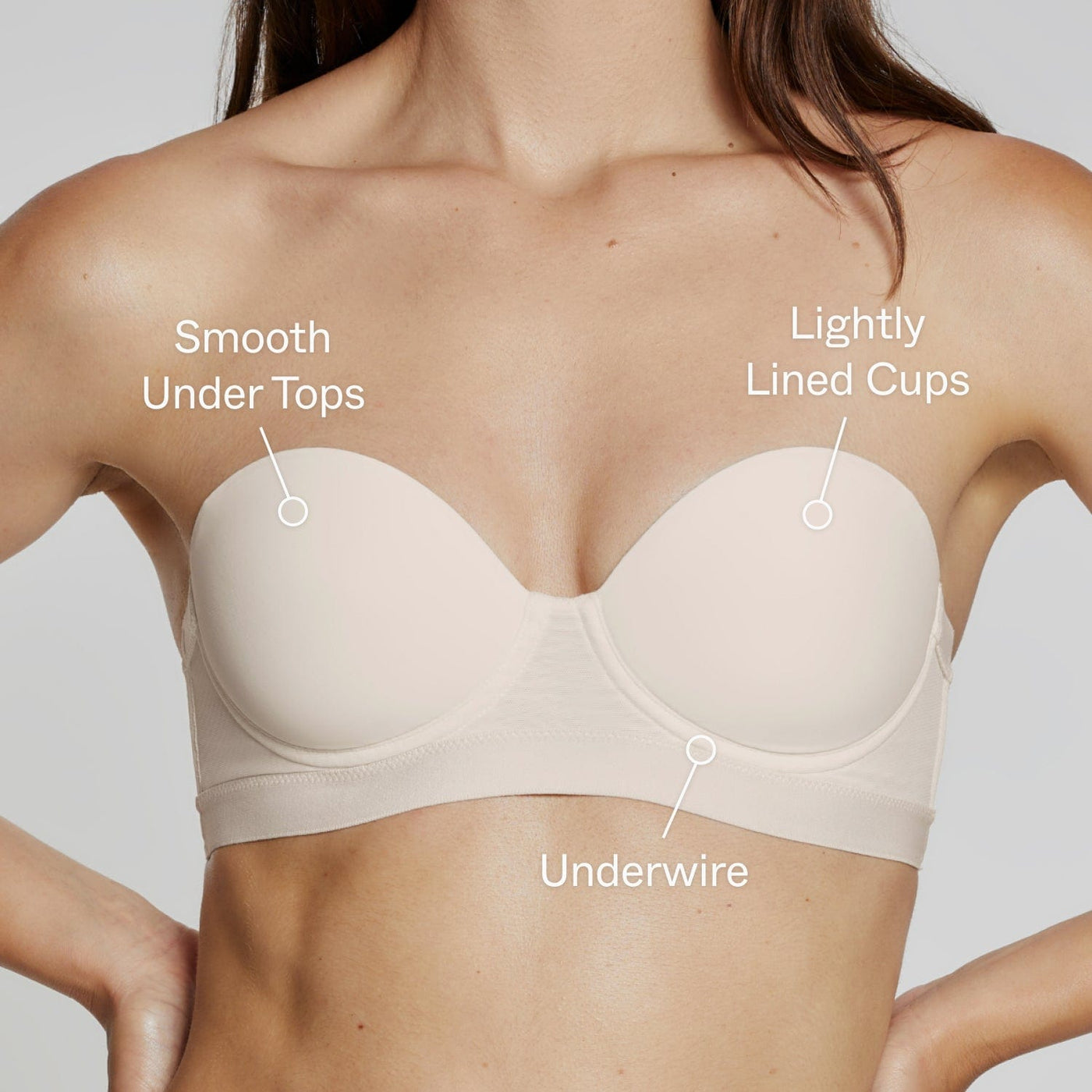 MVP Multiway Strapless Bra Sienna Rose - Image 2