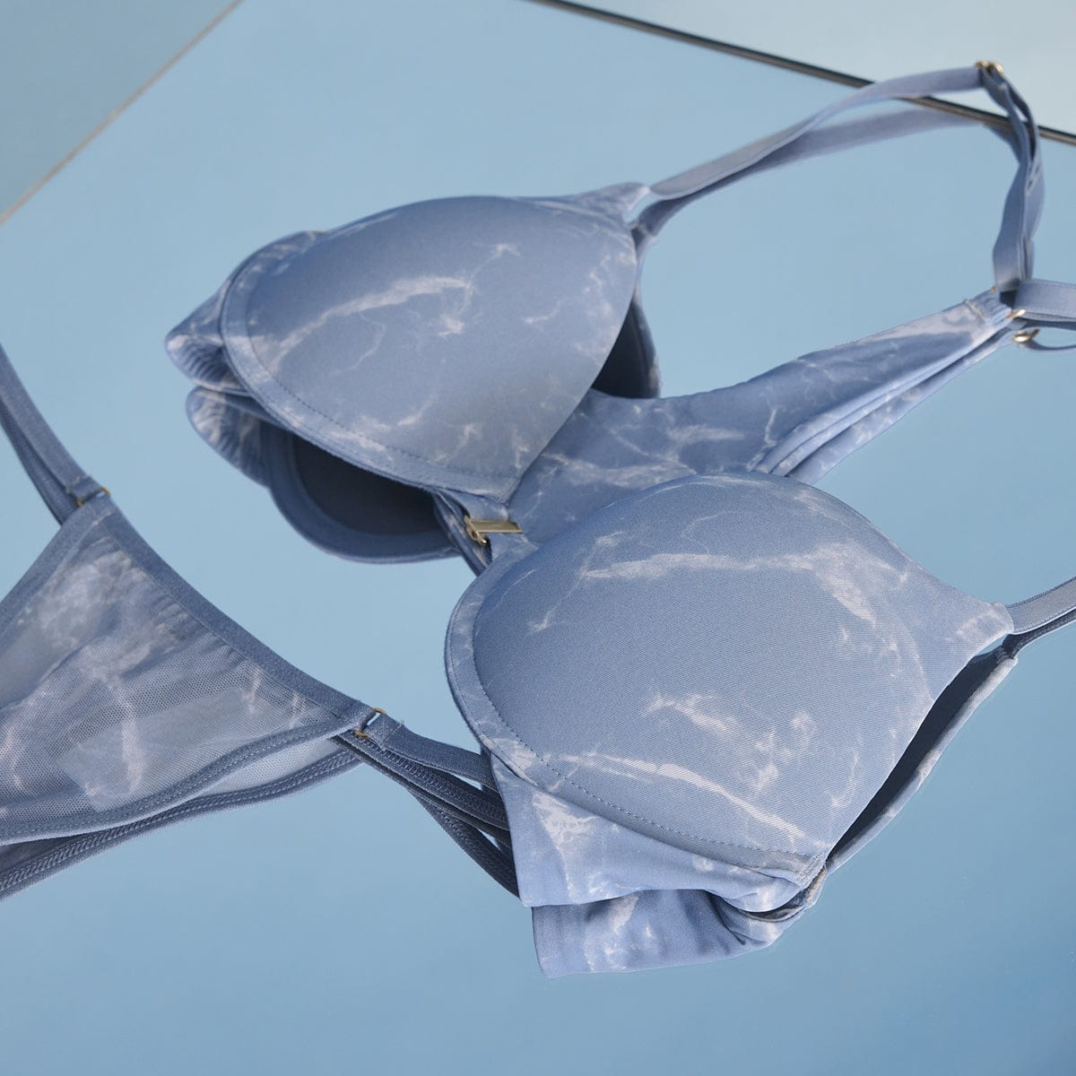 Racerback Lift Up Bra Marbled Sky - Image 9